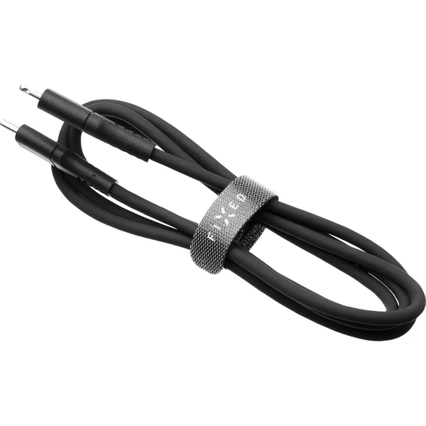 FIXED Liquid silicone USB-C/Lightning napájecí kabel 60W 1,2m černý - Kabely a redukce - Obrázek 3HS1000601