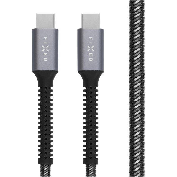 FIXED Armor USB-C/USB-C napájecí kabel 240W 2m šedý - Kabely a redukce - Obrázek 3KI1000O01
