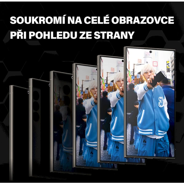 PanzerGlass Privacy Samsung Galaxy S24 Ultra s instalačním rámečkem - Ochranné folie a skla - Obrázek 3Q51000P01