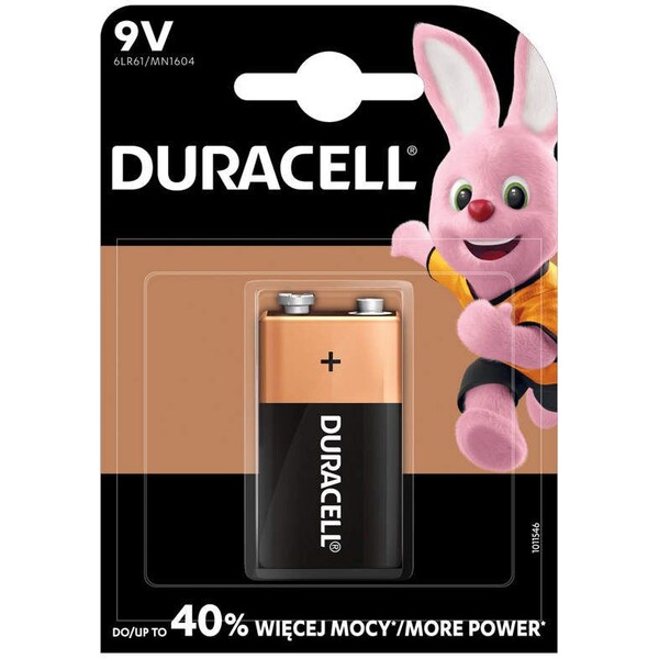 Levně Duracell Basic 9V alkalická baterie, 1 ks