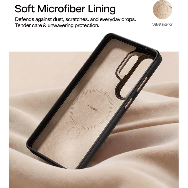 Torras Ostand Q3 VegSkin MagSafe kryt Samsung Galaxy S26 Ultra amber brown - Pouzdra - Obrázek 3e5d176baafa484cbe61d0e4132bb58e