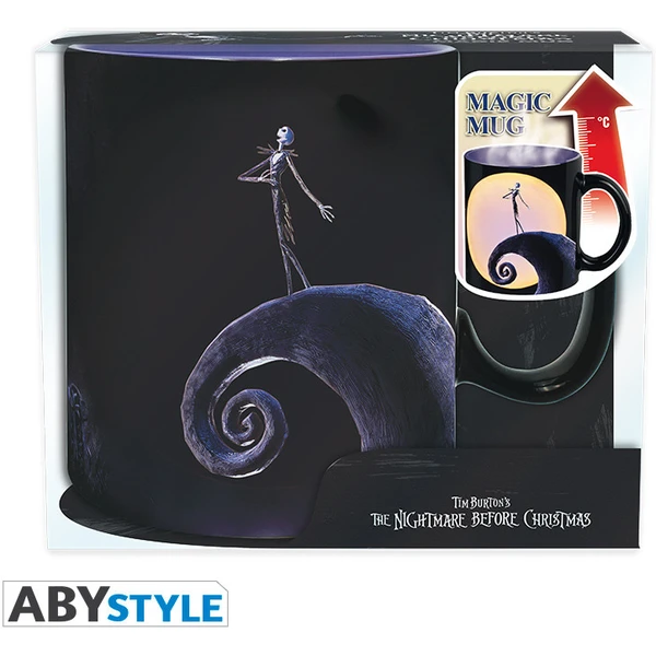 Hrnek The Nightmare Before Christmas - Jack & Moon (měnící se motiv) 460 ml - Hrnky - Obrázek 434D000L01