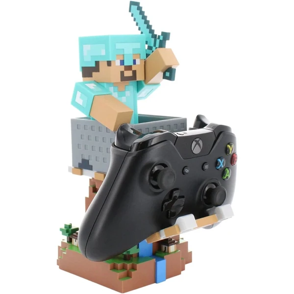 EXG Cable Guys Minecraft - Steve in Diamond Armour R.E.S.T - Figurky - Obrázek 43RD000O01