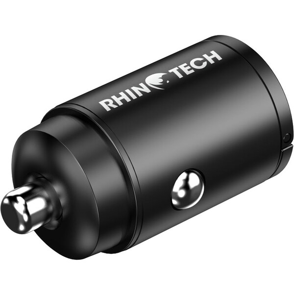 RhinoTech Mini nabíječka do auta USB-C + USB-A, 30W černá