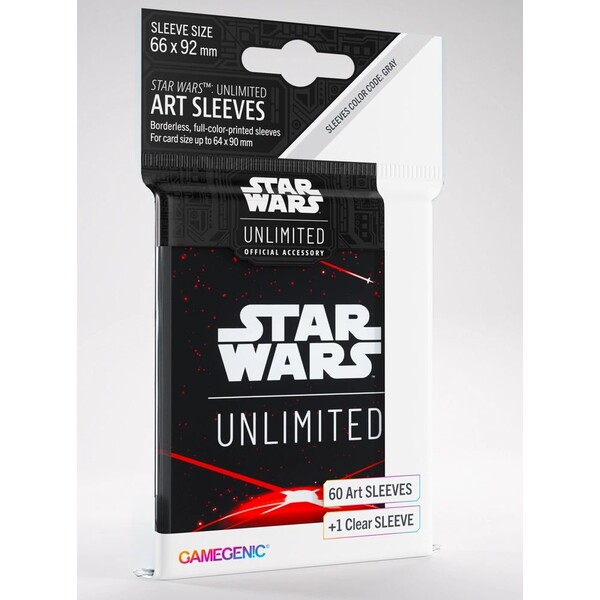 Levně Gamegenic - Star Wars: Unlimited Art Sleeves - Space Red