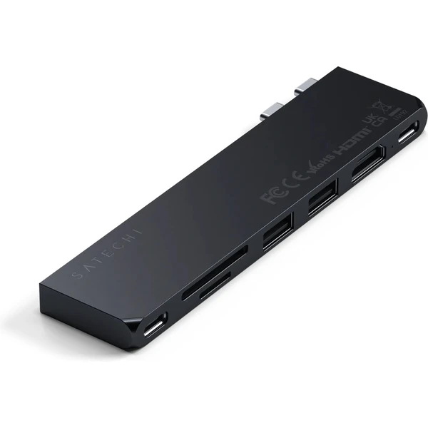 Satechi Pro Hub Slim půlnočně černý - USB huby - Obrázek 44T1000701