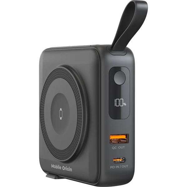 Mobile Origin PowerBank & Travel Charger, Lightning/USB-C kabel, MagSafe černá - Powerbanky - Obrázek 45476078097f4b2e8df534c918f7b2a2