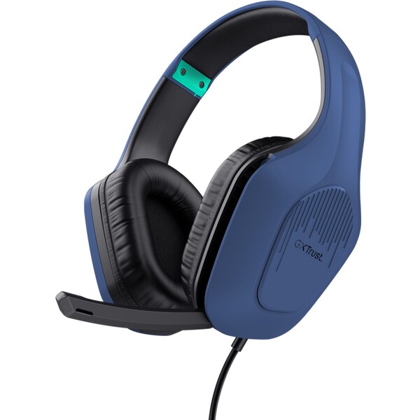 Levně Trust GXT415 Zirox herní sluchátka, modrá