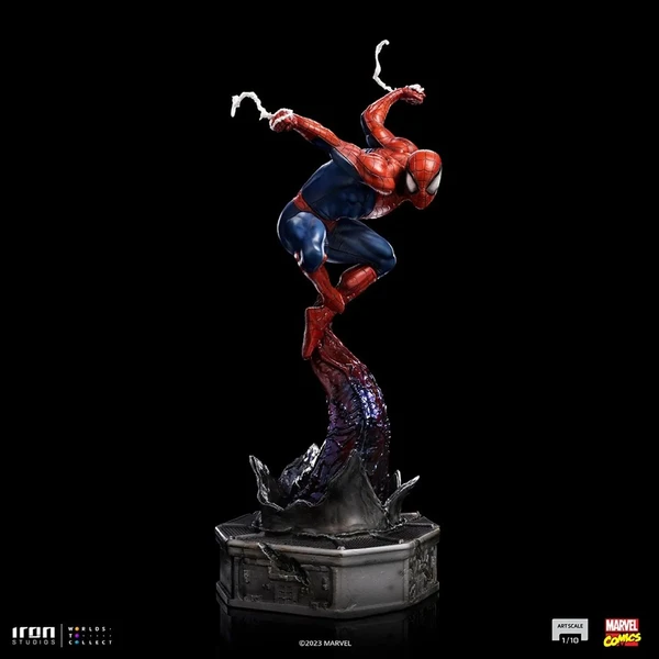 Soška Iron Studios Art Scale 1/10 Spider-man vs Villains - Spider-Man 28 cm - Sochy a sošky - Obrázek 45M7000J01