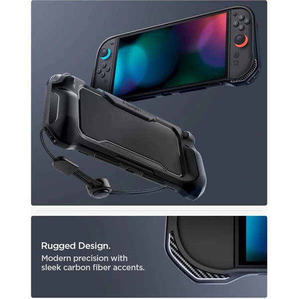 Spigen Rugged Armor pouzdro Nintendo Switch 2 matně černé - Pouzdra - Obrázek 45QF000L01