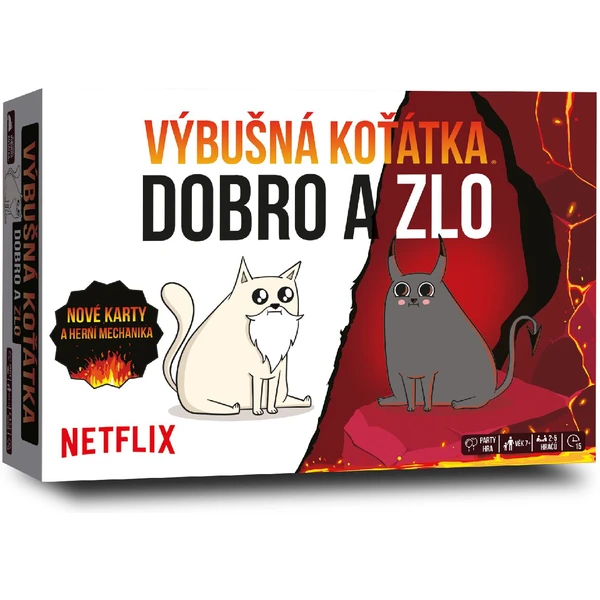 Výbušná koťátka: Dobro a zlo - Karetní hry - Hlavní obrázek