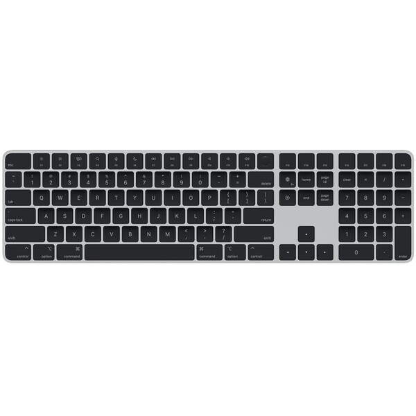 Levně Apple Magic Keyboard s Touch ID a číselnou klávesnicí - americká angličtina - černé klávesy