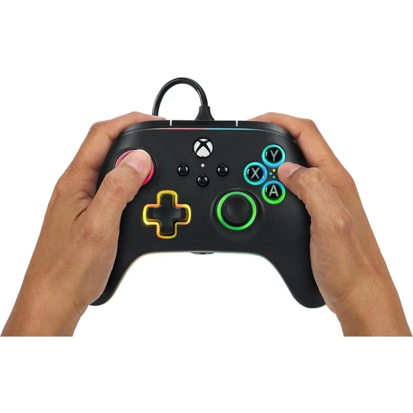 PowerA Advantage drátový herní ovladač Lumectra černý (Xbox Series X|S) - Herní ovladače - Obrázek 47QS100501