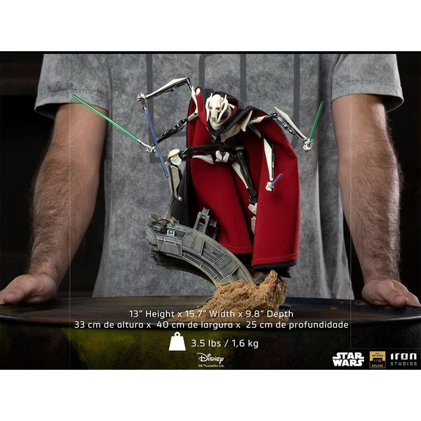 Soška General Grievous Deluxe BDS Art Scale 1/10 - Star Wars 33 cm - Sochy a sošky - Obrázek 4A02000L01