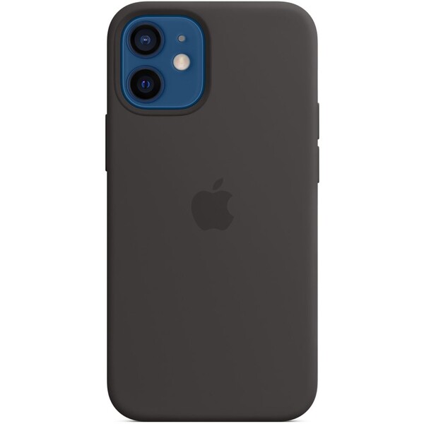 Levně Apple silikonový kryt s MagSafe na iPhone 12 mini černý