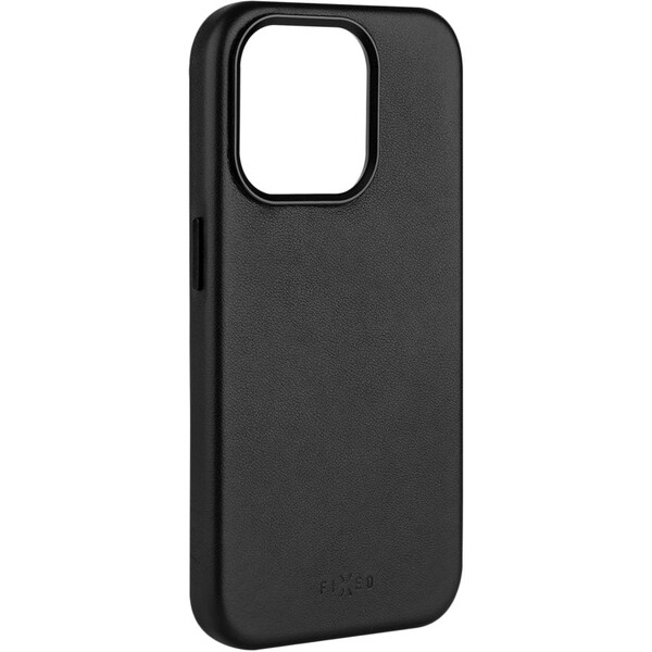 Levně FIXED MagLeather kožený kryt s MagSafe Apple iPhone 15 Pro černý