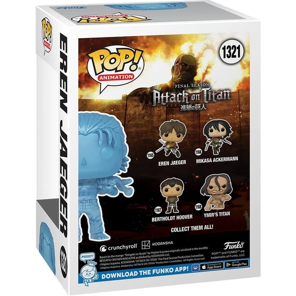 Funko POP! & Tee: Attack on Titan S5 - Eren w/ Marks S - Dárkové sety - Obrázek 4DC8000N01