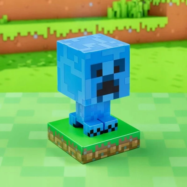 Icon Light Minecraft - Creeper modrý - Lampičky - Obrázek 4G96G00101