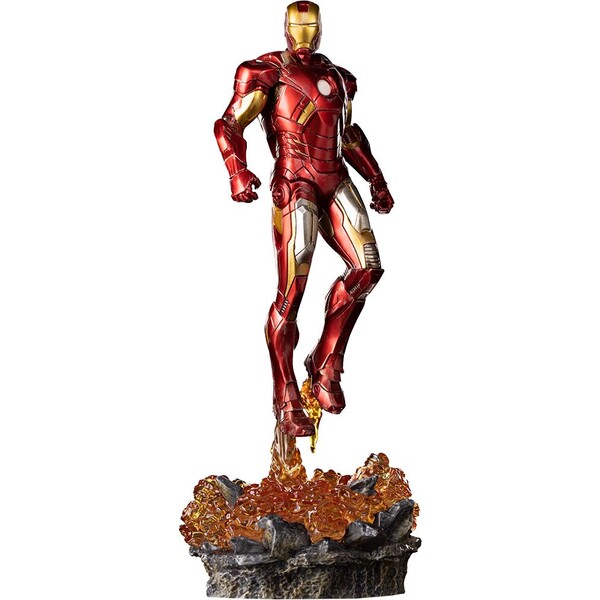 Levně Soška Iron Studios Iron Man Battle of NY - The Infinity Saga - BDS Art Scale 1/10