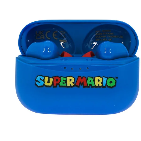OTL bezdrátová sluchátka TWS s motivem Super Mario modrá - Sluchátka - Obrázek 4YHB300401