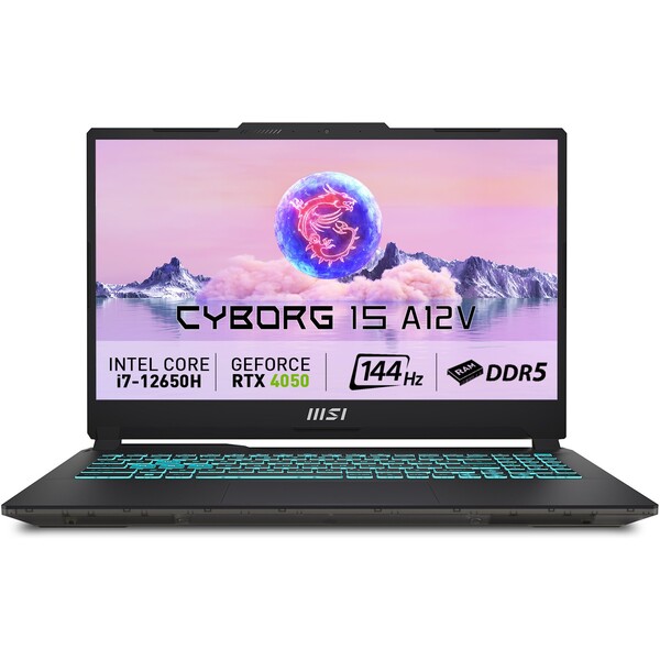 Levně MSI Cyborg 15 A12VE-214CZ - notebook - černý