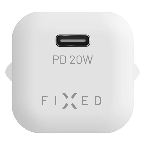 FIXED Mini nabíječka s USB-C a USB-C/Lightning kabelem, PD, 1 m, MFI, 20W, bílá - Nabíječky - Obrázek 500cb33365f145119262fb7ccc0877d5