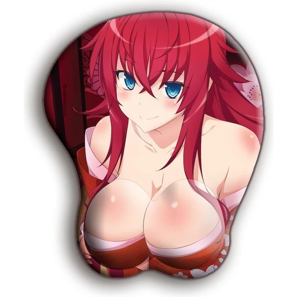 Herní podložka pod myš Highschool DxD – Rias s 3D podpěrkou zápěstí - Podložky - Hlavní obrázek