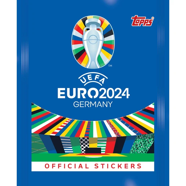 Fotbalové samolepky Topps EURO 2024 - Packet - Fotbalové karty - Hlavní obrázek
