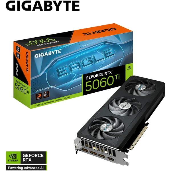GIGABYTE NVIDIA GeForce RTX 5060 Ti EAGLE MAX OC 8G - Grafické karty - Obrázek 515K000K01
