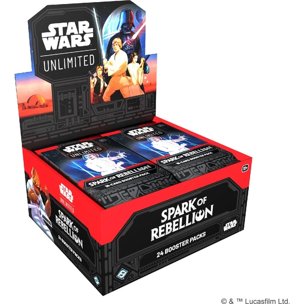 Star Wars: Unlimited - Spark of Rebellion Booster - Star Wars TCG - Obrázek 5172000K01
