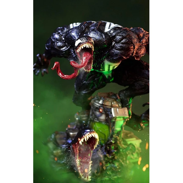 Soška Iron Studios Art Scale 1/10 Deluxe Spider-man vs Villains - Venom 25,5 cm - Sochy a sošky - Obrázek 54M7000J01