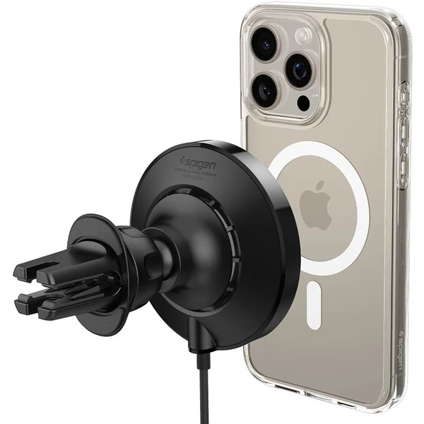 Spigen OneTap Pro 3 Cryomax Air Vent MagSafe držák do auta s chlazením, černý - Držáky - Obrázek 5587510103234a4cb7f1b84985bb1b36