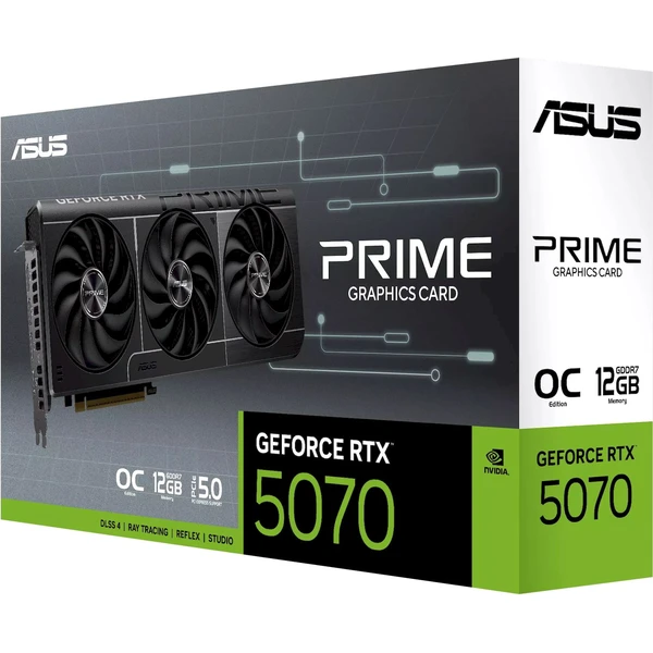 ASUS PRIME NVIDIA GeForce RTX 5070 12GB GDDR7 OC - Grafické karty - Obrázek 55DB000K01