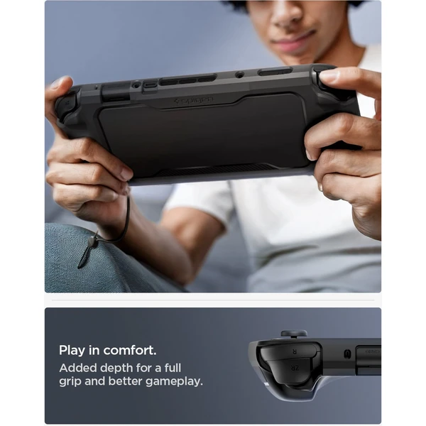 Spigen Rugged Armor pouzdro Nintendo Switch 2 matně černé - Pouzdra - Obrázek 55QF000L01