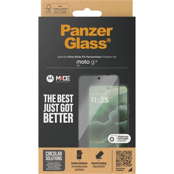 PanzerGlass Ultra-Wide Fit Motorola Moto G56/G35 - Ochranné folie a skla - Obrázek 5BFH000L01