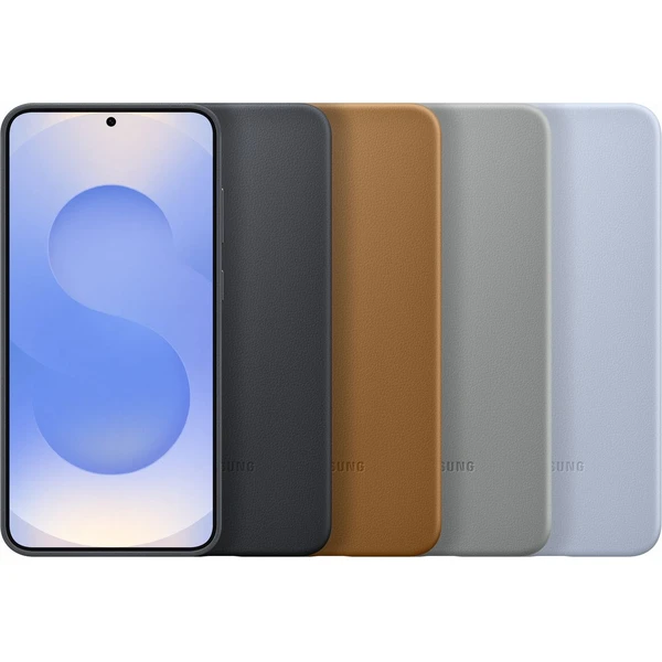 Samsung Kindsuit Case kryt z veganské kůže Galaxy S25 černý - Pouzdra - Obrázek 5GCC000J01