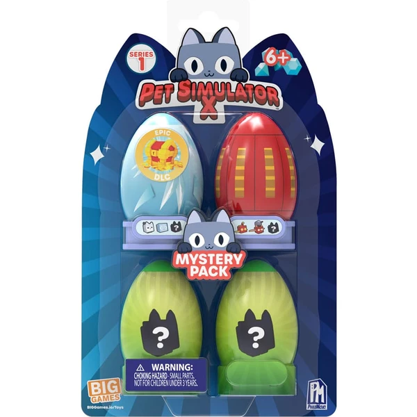 Mystery 4-Pack mini figurek Pet Simulator 9 cm - Figurky - Hlavní obrázek