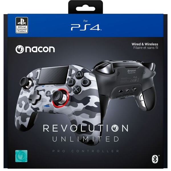 Gamepad Nacon Revolution Unlimited Pro Controller Camo Grey (PS4)