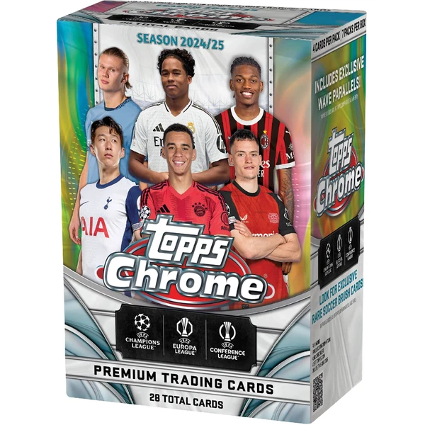 Fotbalové karty Topps 2024-25 Chrome UEFA Club Competitions - Value Box - Fotbalové karty - Hlavní obrázek