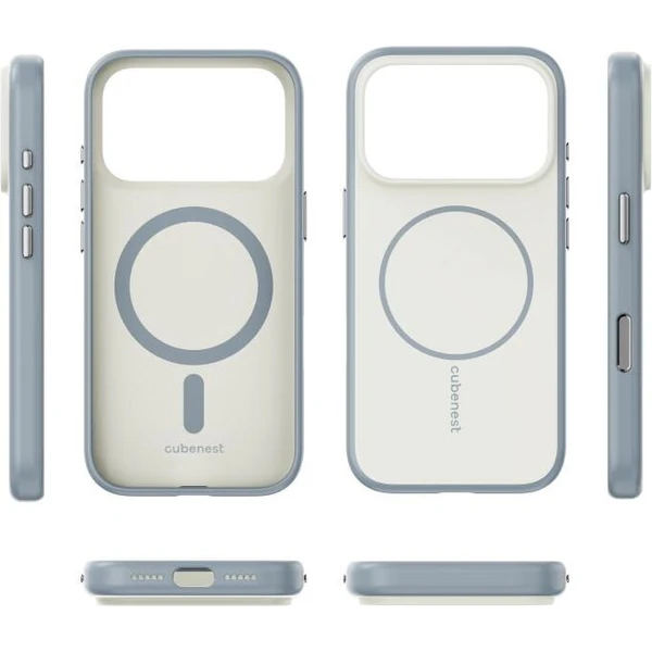 Cubenest Matte MagSafe kryt iPhone 17 Pro béžový - Pouzdra - Obrázek 5QBK000K01
