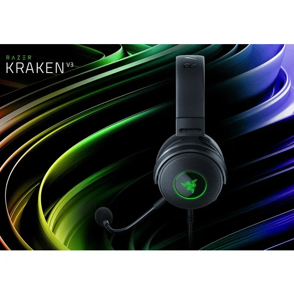 Razer Kraken V3 herní sluchátka černá - Sluchátka - Obrázek 5S37100501