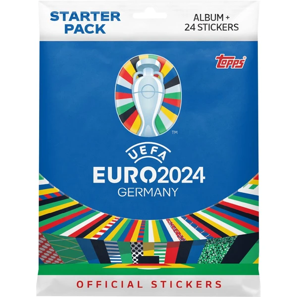 Fotbalové samolepky Topps EURO 2024 - Starter Pack - Fotbalové karty - Hlavní obrázek