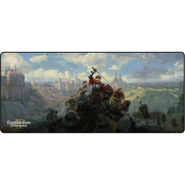 Herní podložka Kingdom Come Deliverance II - Official Keyart XL - Podložky - Hlavní obrázek
