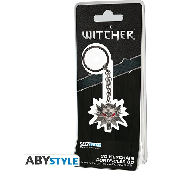 Klíčenka 3D The Witcher - Wolf School Emblem - Klíčenky - Obrázek 614S100501