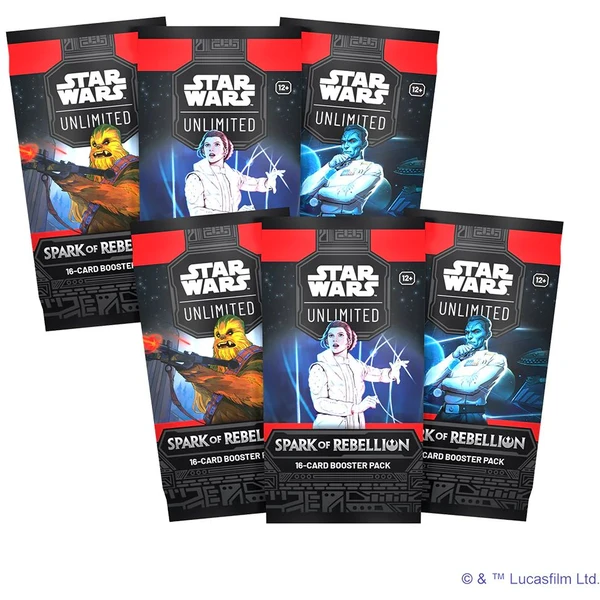 Star Wars: Unlimited - Spark of Rebellion Booster - Star Wars TCG - Obrázek 6172000K01