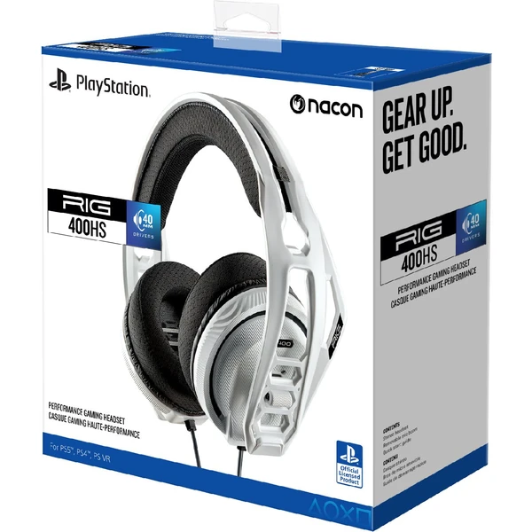 Nacon RIG 400HS herní headset pro PS4/PS5 bílý - Sluchátka - Obrázek 61I2000601