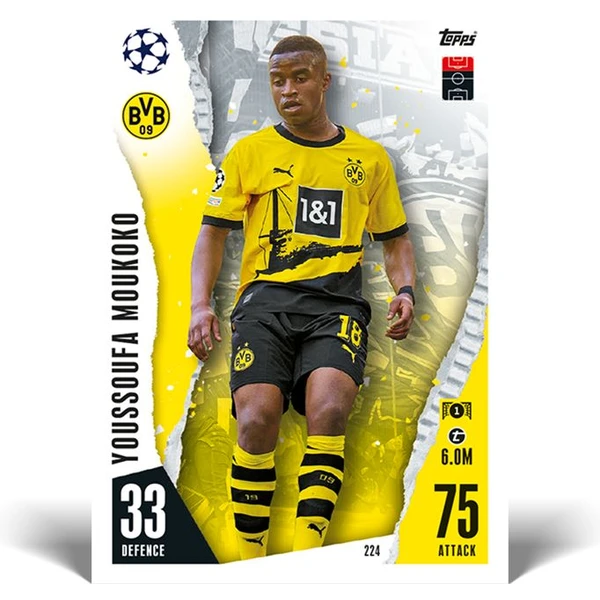 Fotbalové karty Topps UEFA UCL MATCH ATTAX 23/24 - Mega Multipack - Fotbalové karty - Obrázek 6296000701