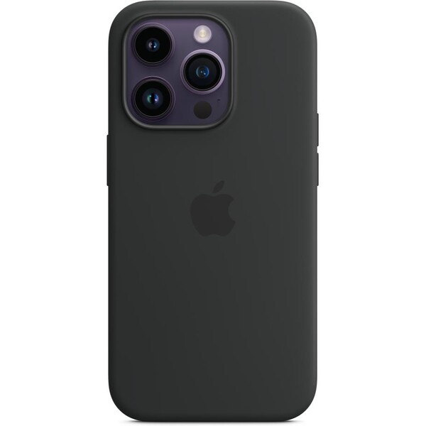 Levně Apple silikonový kryt s MagSafe na iPhone 14 Pro temně inkoustový