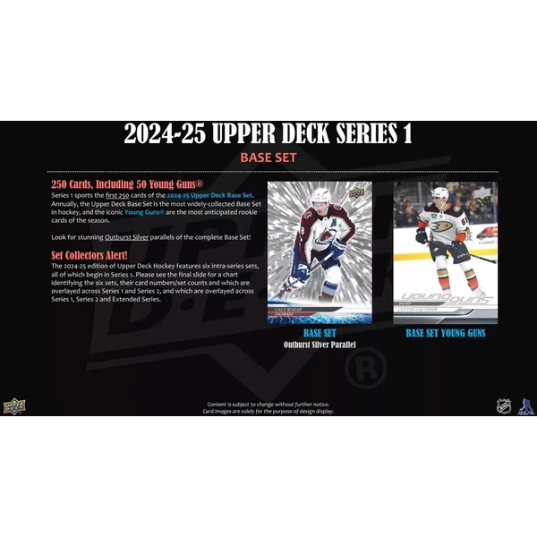 Hokejové karty Starter Kit 2024-25 Upper Deck Series 1 - Hokejové karty - Obrázek 645B000L01
