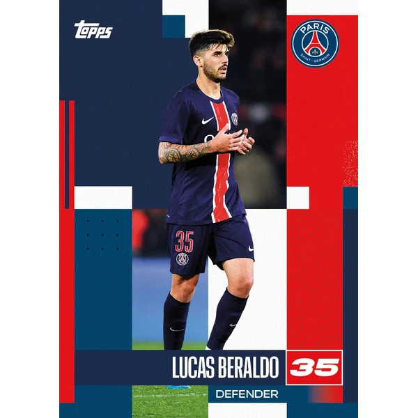 Topps fotbalové karty PSG 2024/25 Team Set - Fotbalové karty - Obrázek 64MF000J01